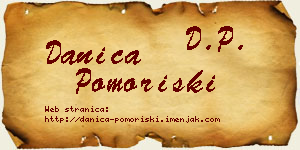 Danica Pomoriški vizit kartica